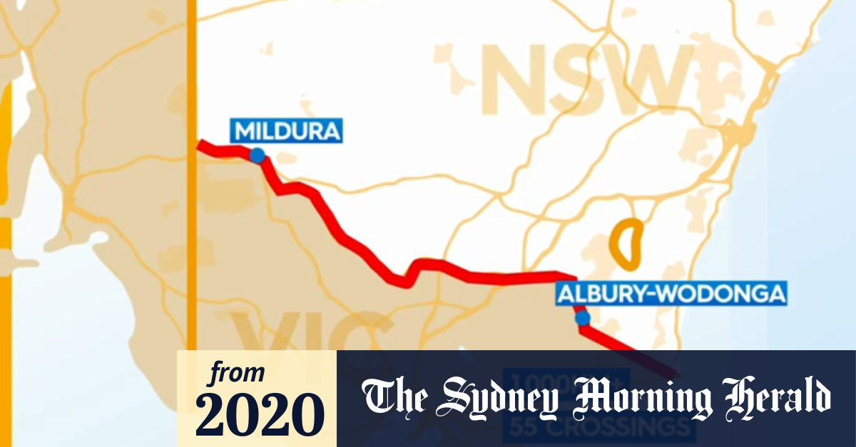 Video Coronavirus Victoria Nsw Border Closure